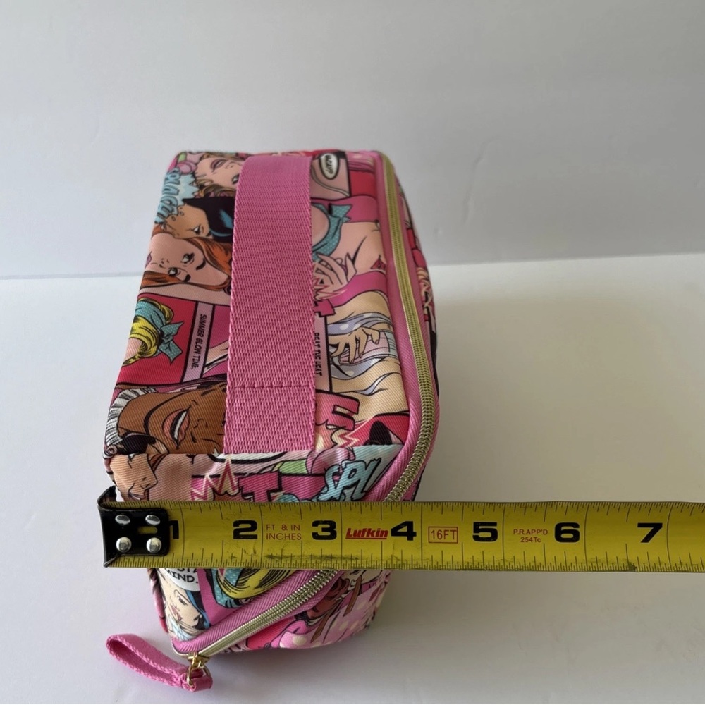 Estee Lauder Pink Comic Print Cosmetic Bag - Picture 7 of 9